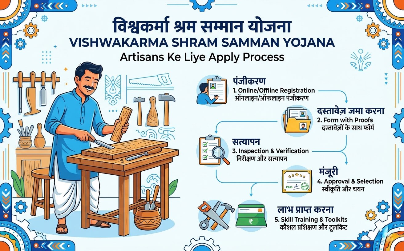 Vishwakarma Shram Samman Yojana — Artisans Ke Liye Apply Process