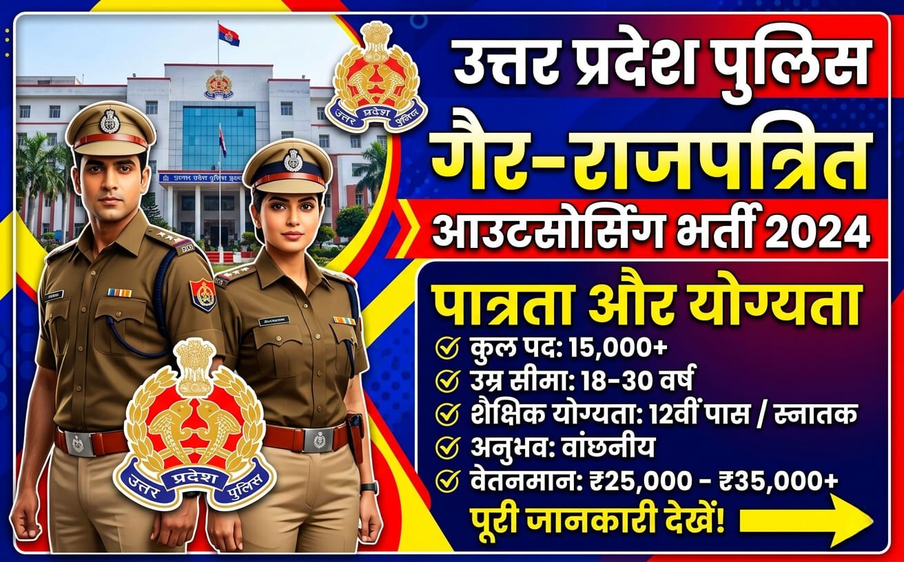 UP Police Department Non-Gazzeted Outsourcing Posts Eligibility