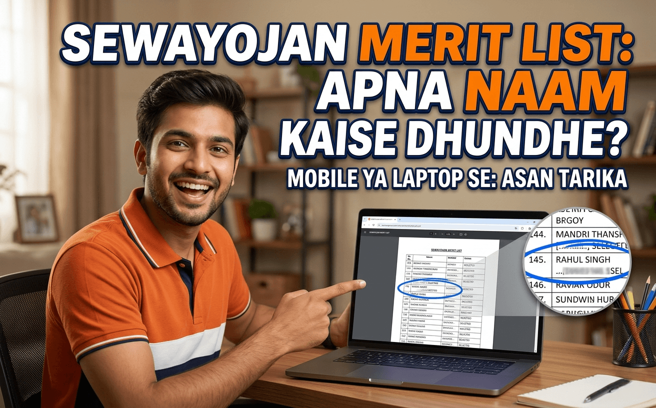 Sewayojan Merit List Mein Apna Naam Kaise Dhundhe