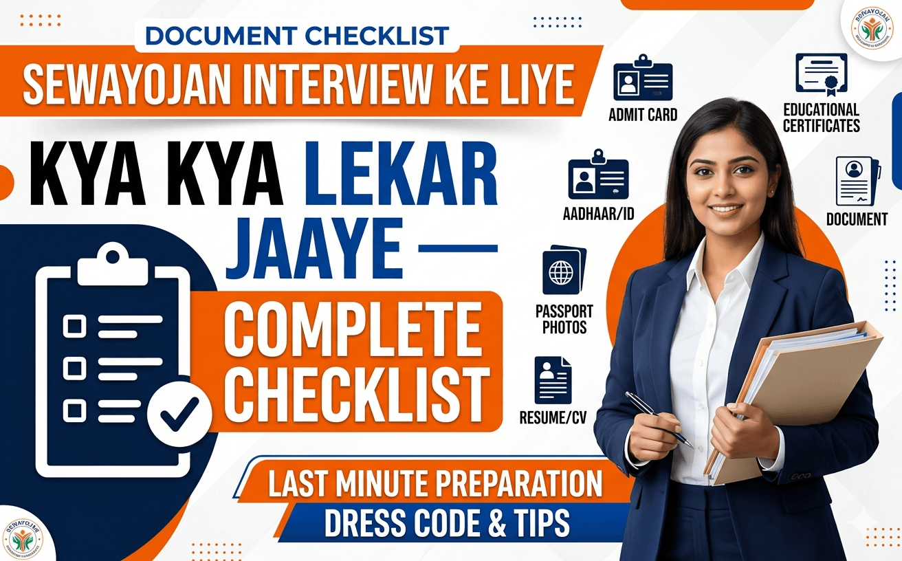 Sewayojan Interview Ke Liye Kya Kya Lekar Jaaye — Complete Checklist