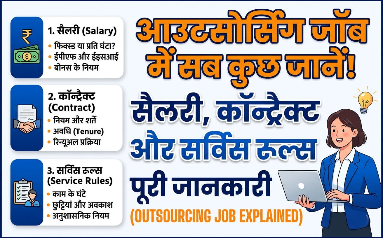 Outsourcing Job Mein Salary, Contract Aur Service Rules Kya Hote Hain