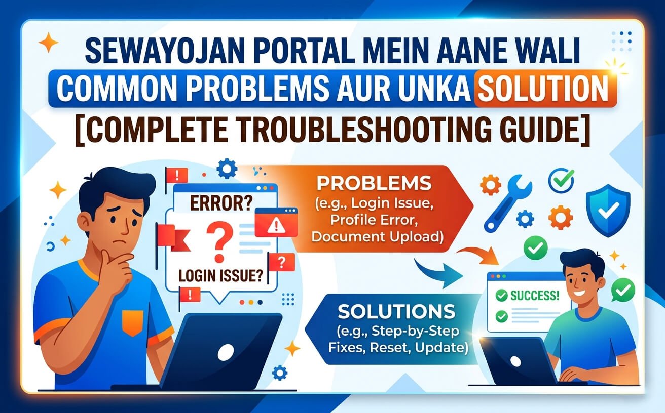 Sewayojan Portal Mein Aane Wali Common Problems Aur Unka Solution — Complete Troubleshooting Guide