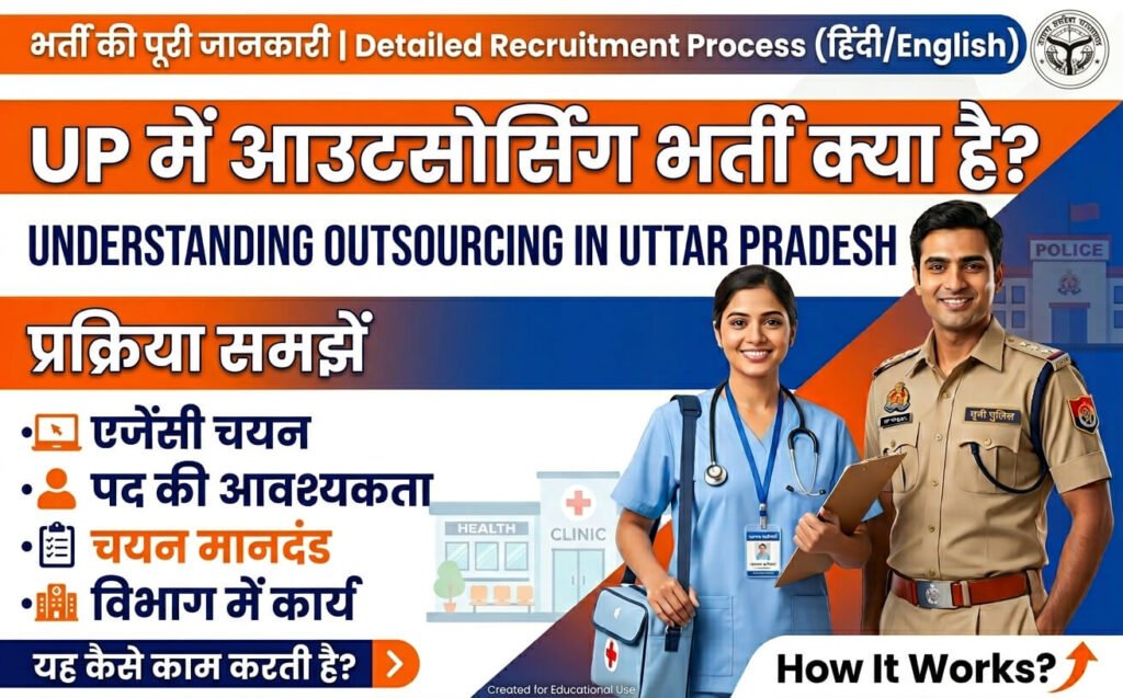 What is Outsourcing Recruitment in UP
Health Department Field Worker Criteria,

UP Outsourcing Vacancy 2026,

UP Police Outsourcing Eligibility,

Health Department Field Worker Salary,

UP Government Jobs 2026,