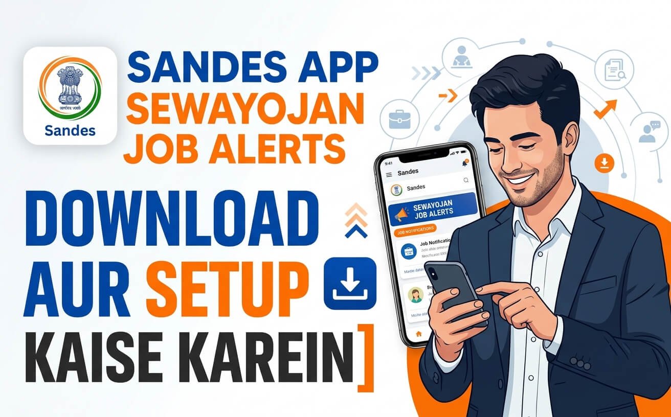 Sandes App Sewayojan Job Alerts: Download aur Setup kaise karein