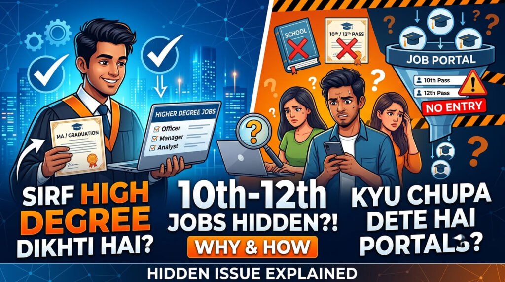Why Job Portals Hide 10th-12th Jobs