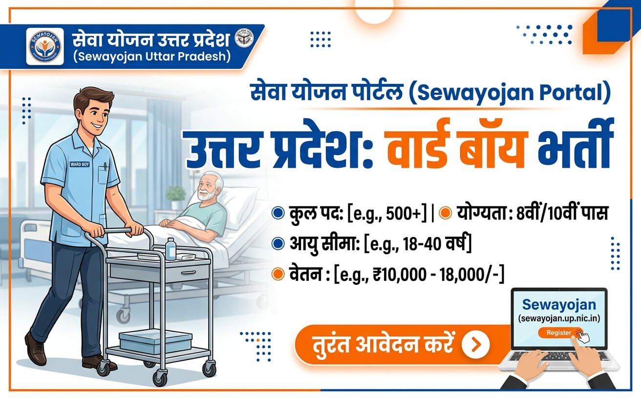 sewayojan uttar pradesh ward boy jobs