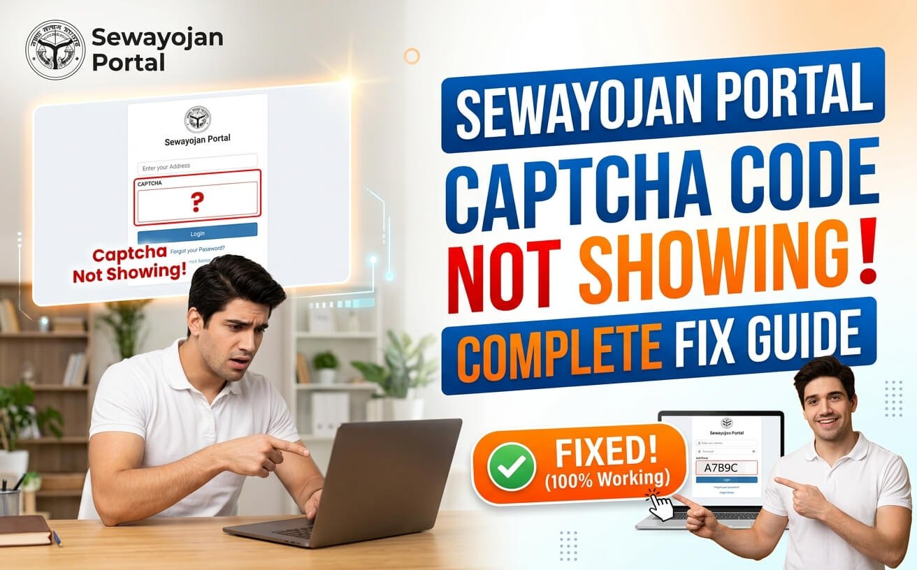 Sewayojan Portal Captcha Code Not Showing – Complete Fix Guide
