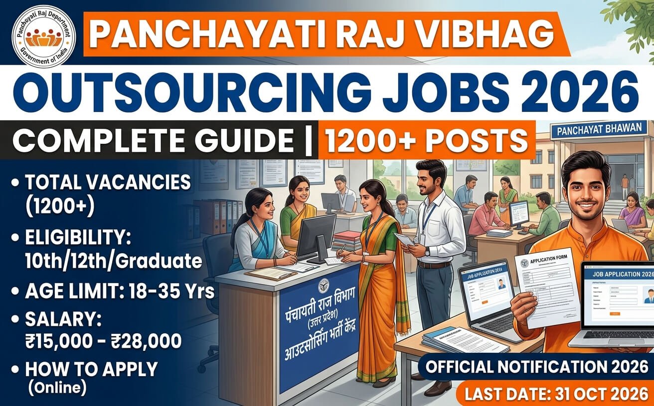 Panchayati Raj Vibhag Outsourcing Jobs 2026 – Complete Guide