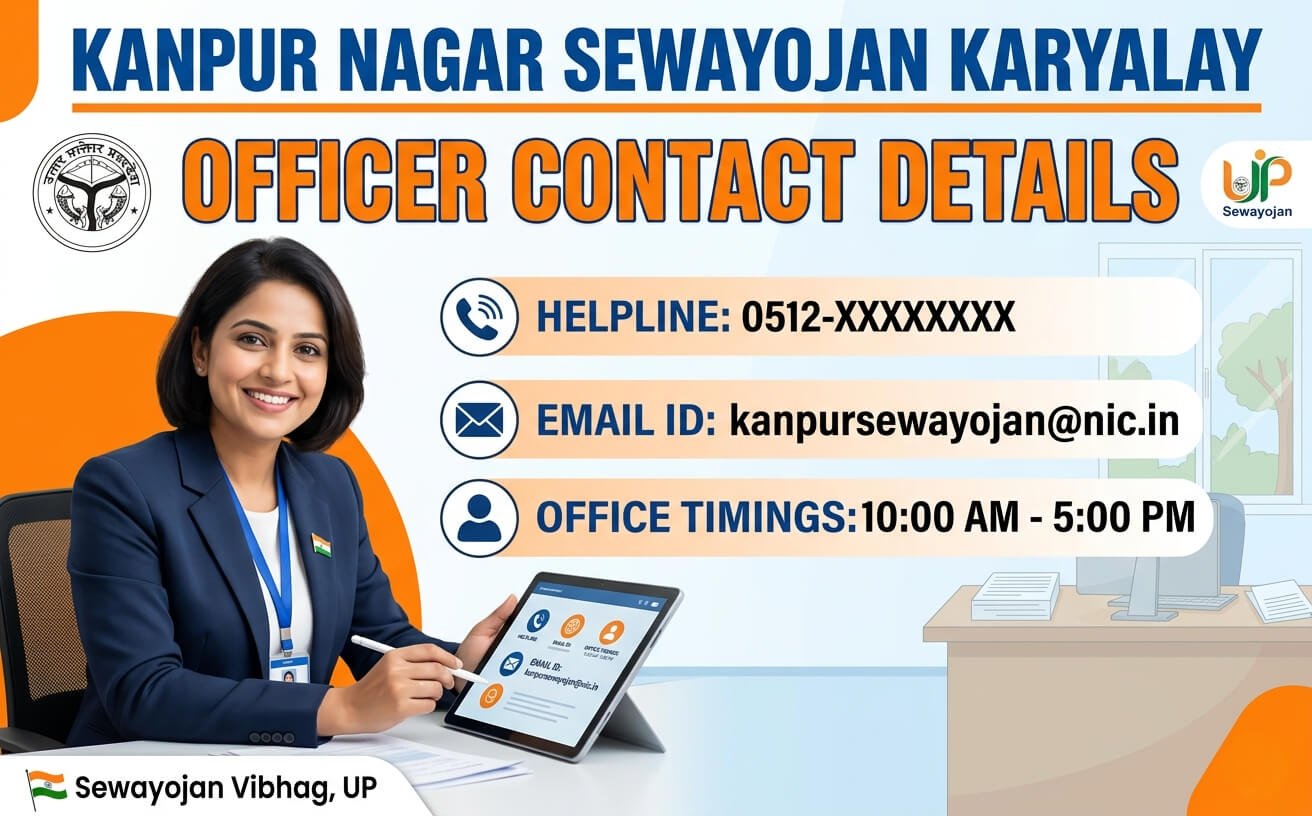 Kanpur Nagar Sewayojan Karyalay Officer Contact Details