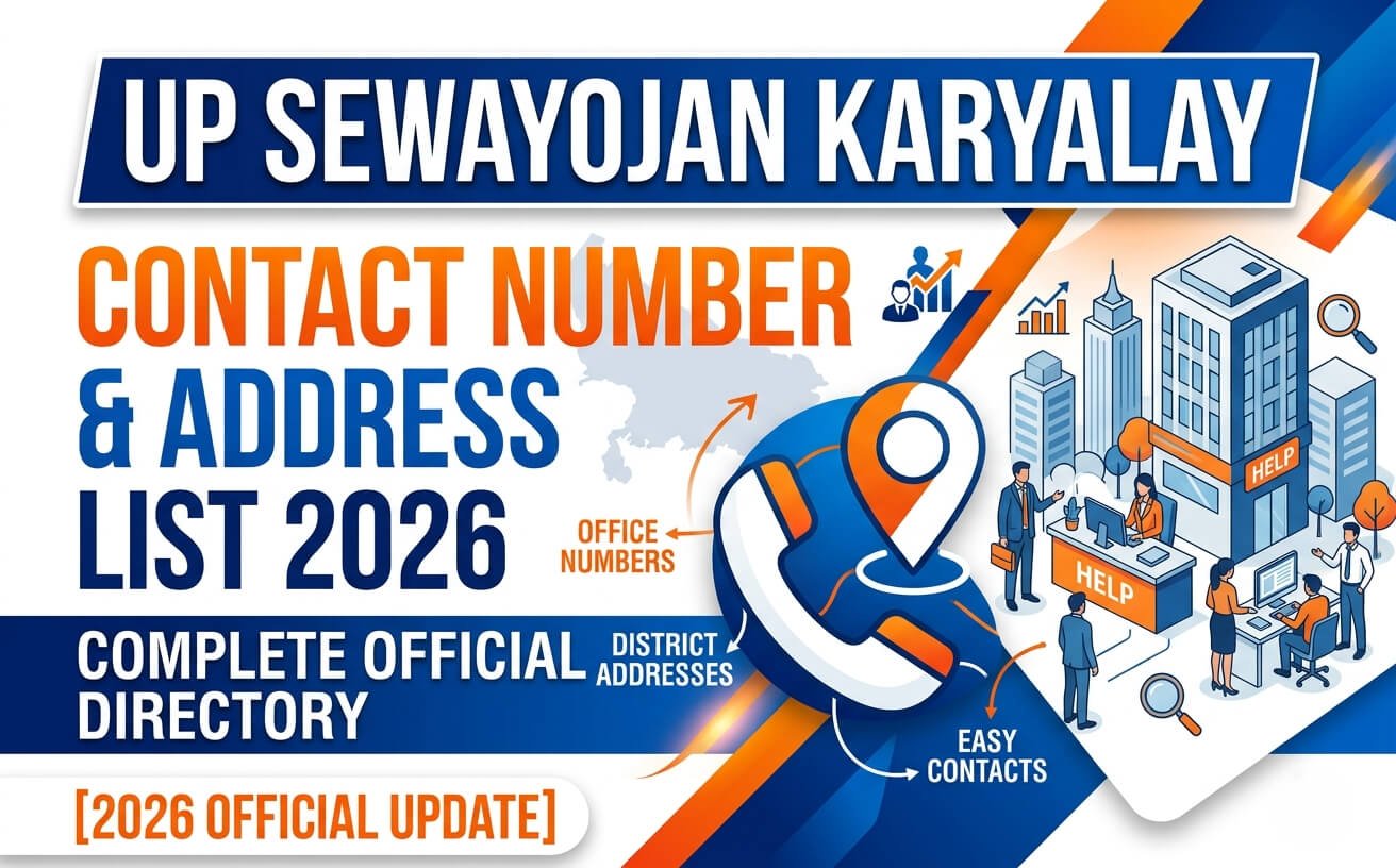 UP Sewayojan Karyalay Contact Number and Address List 2026