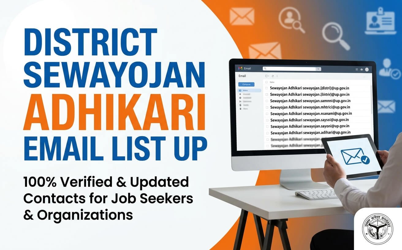 District Sewayojan Adhikari Email List UP