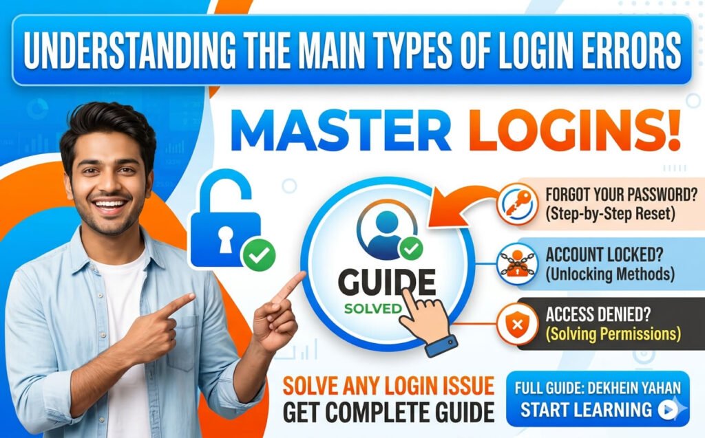 Understanding the Main Types of Login Errors